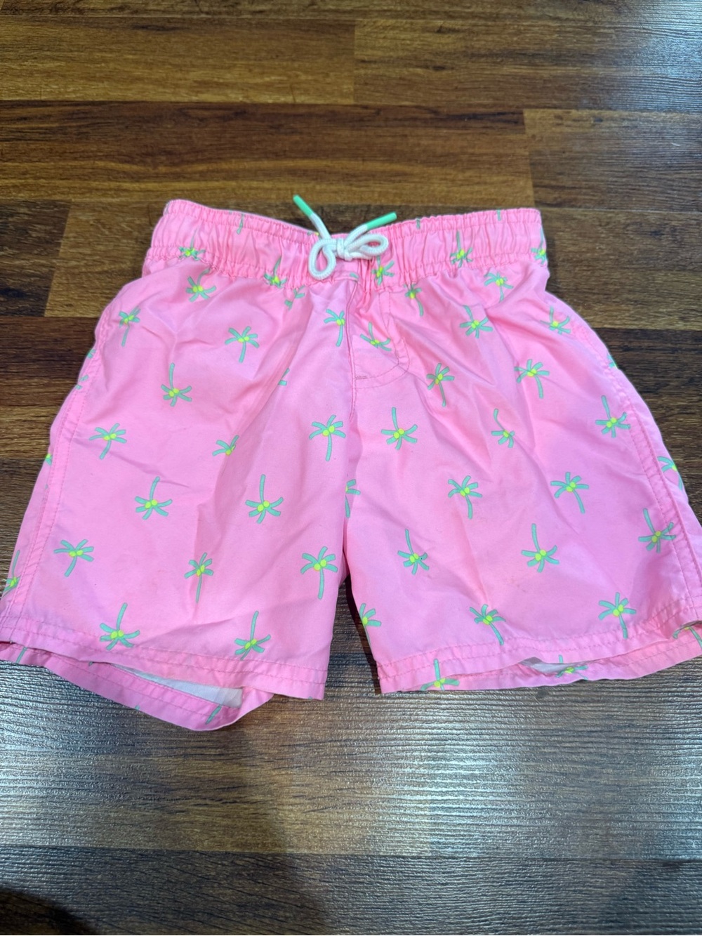 Toddler Boys Pink Palm Beach Swim Trunks Shorts Cat&Jack 5T